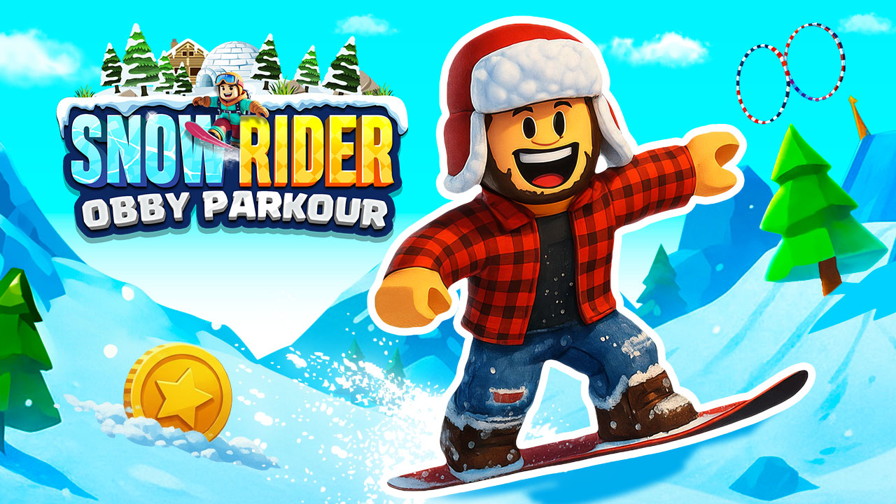 Snow Rider Obby Parkour